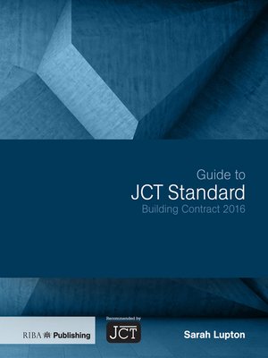 cover image of Guide to JCT Standard Building Contract 2016
